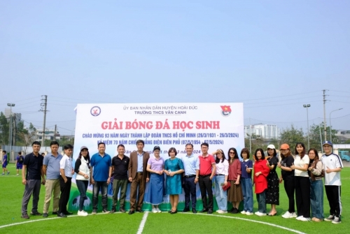 Khai mạc giải bóng đá học sinh năm học 2023 - 2024