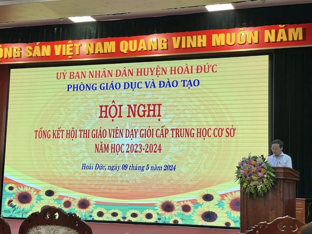 Thành tích hội thi giáo viên dạy giỏi cấp THCS năm học 2023-2024