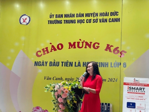 Ngày đầu tiên là học sinh lớp 6