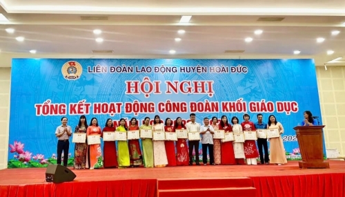 Tổng kết hoạt động công đoàn năm học 2023-2024