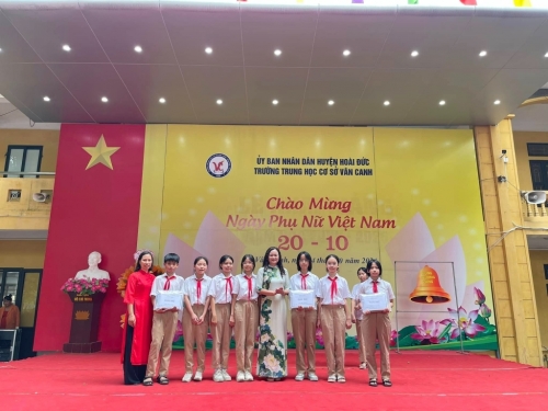 Chào mừng ngày phụ nữ việt nam 20/10 năm học 2024 - 2025