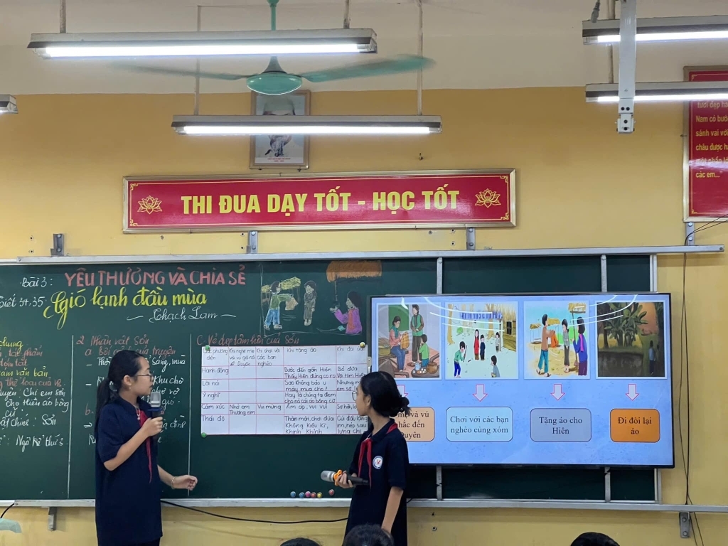 Thao giảng Chào mừng ngày nhà giáo Việt Nam năm học 2024 - 2025