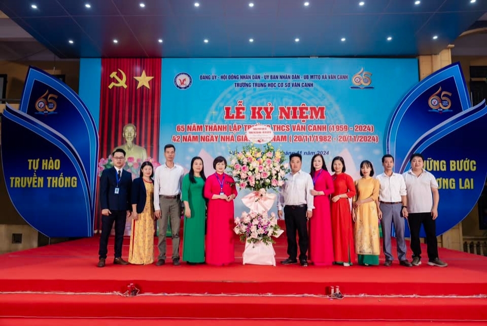 Lễ kỉ niệm 65 năm thành lập Trường THCS Vân Canh (1959 - 2024)