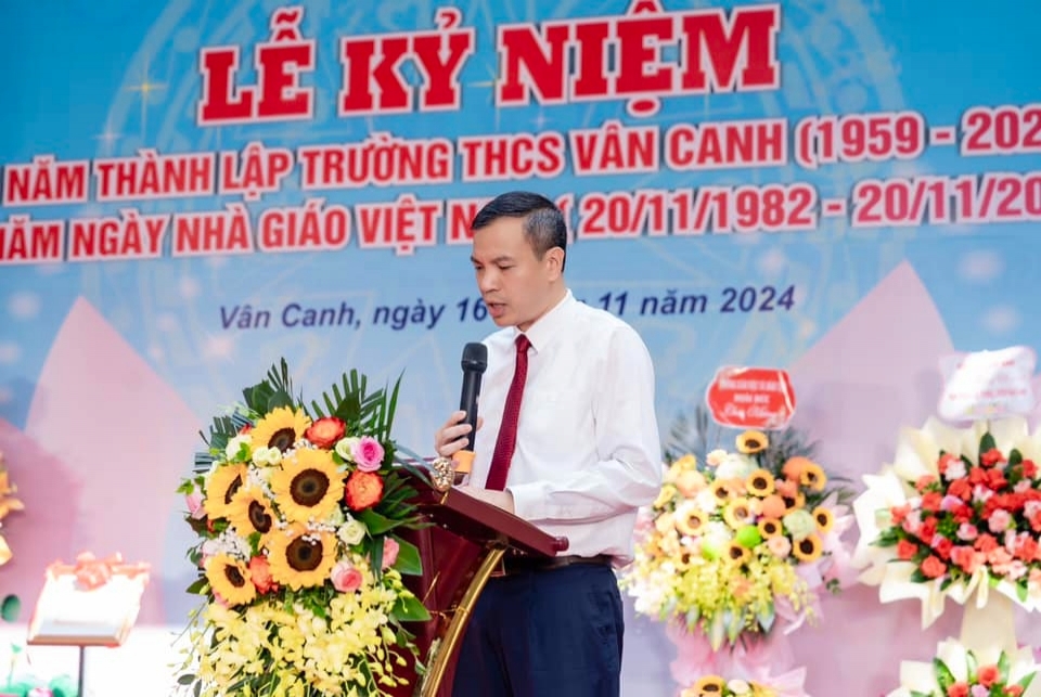 Lễ kỉ niệm 65 năm thành lập Trường THCS Vân Canh (1959 - 2024)