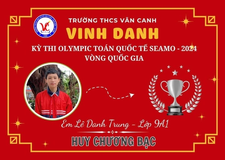 Vinh danh học sinh đạt giải trong kỳ thi quốc tế