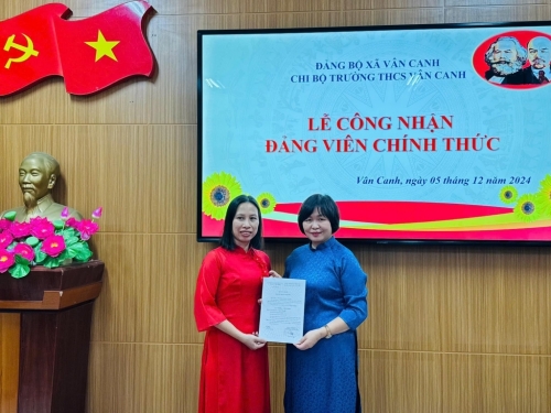 Lễ công nhận đảng viên chính thức và Lễ kết nạp đảng viên