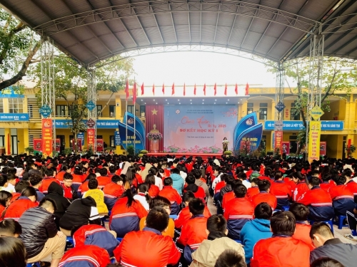 Lễ sơ kết học kì I, năm học 2024 – 2025