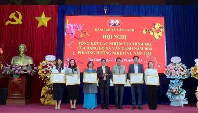 Thành tích của Chi bộ trường THCS Vân Canh năm 2024