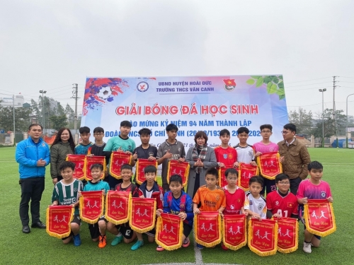 Lễ khai mạc giải bóng đá học sinh năm học 2024 - 2025