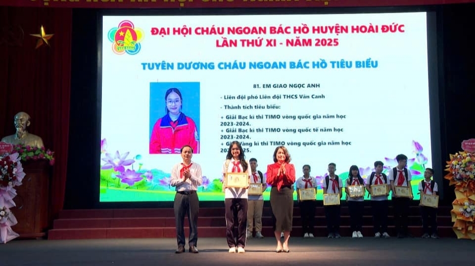 Đại hội cháu ngoan bác hồ - huyện Hoài Đức lần thứ XI - năm 2025