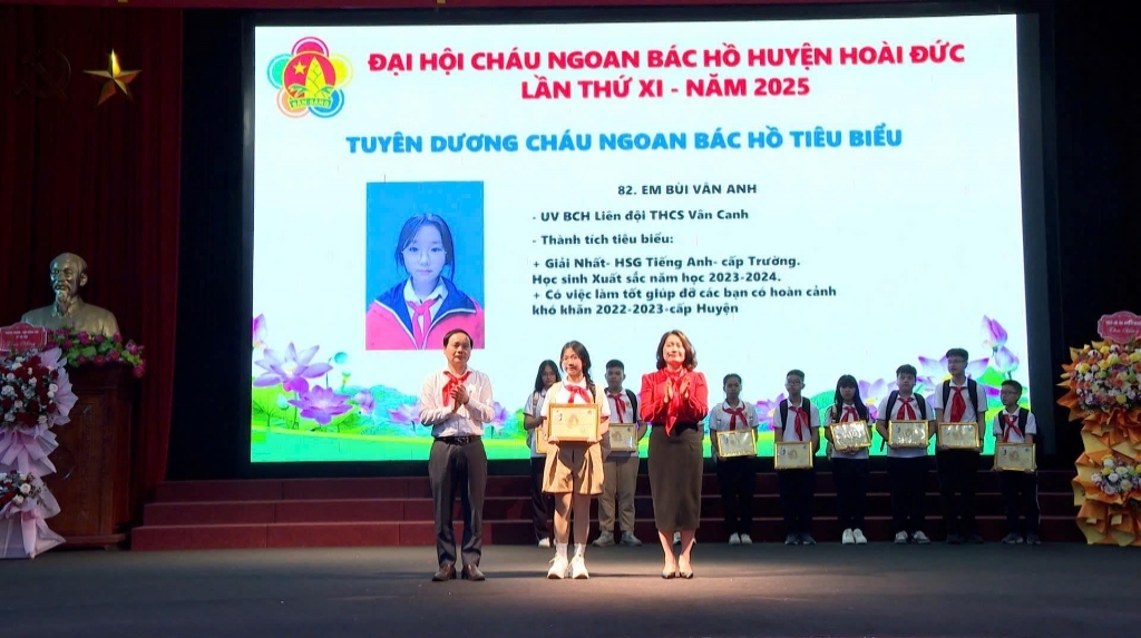 Đại hội cháu ngoan bác hồ - huyện Hoài Đức lần thứ XI - năm 2025