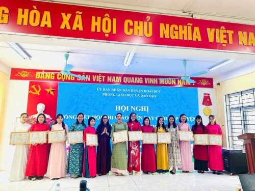 Hội nghị tổng kết hội thi giáo viên dạy giỏi huyện Hoài Đức