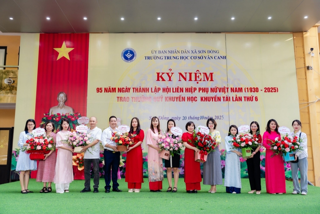 Kỉ niệm 95 năm ngày thành lập Hội Liên hiệp phụ nữ Việt Nam, trao thưởng khuyến học, khuyến tài