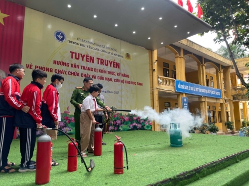 Tuyên truyền, trang bị kiến thức và kỹ năng về pccc, cứu nạn, cứu hộ cho học sinh