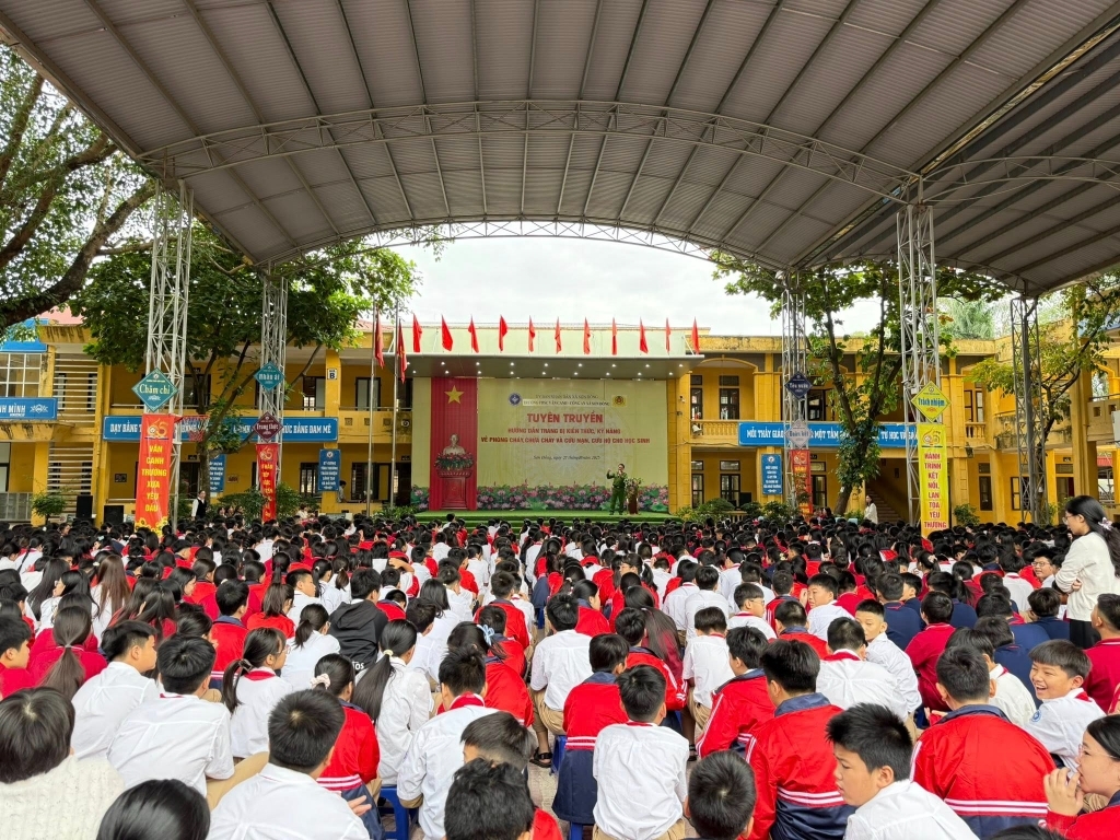 Tuyên truyền, trang bị kiến thức và kỹ năng về pccc, cứu nạn, cứu hộ cho học sinh