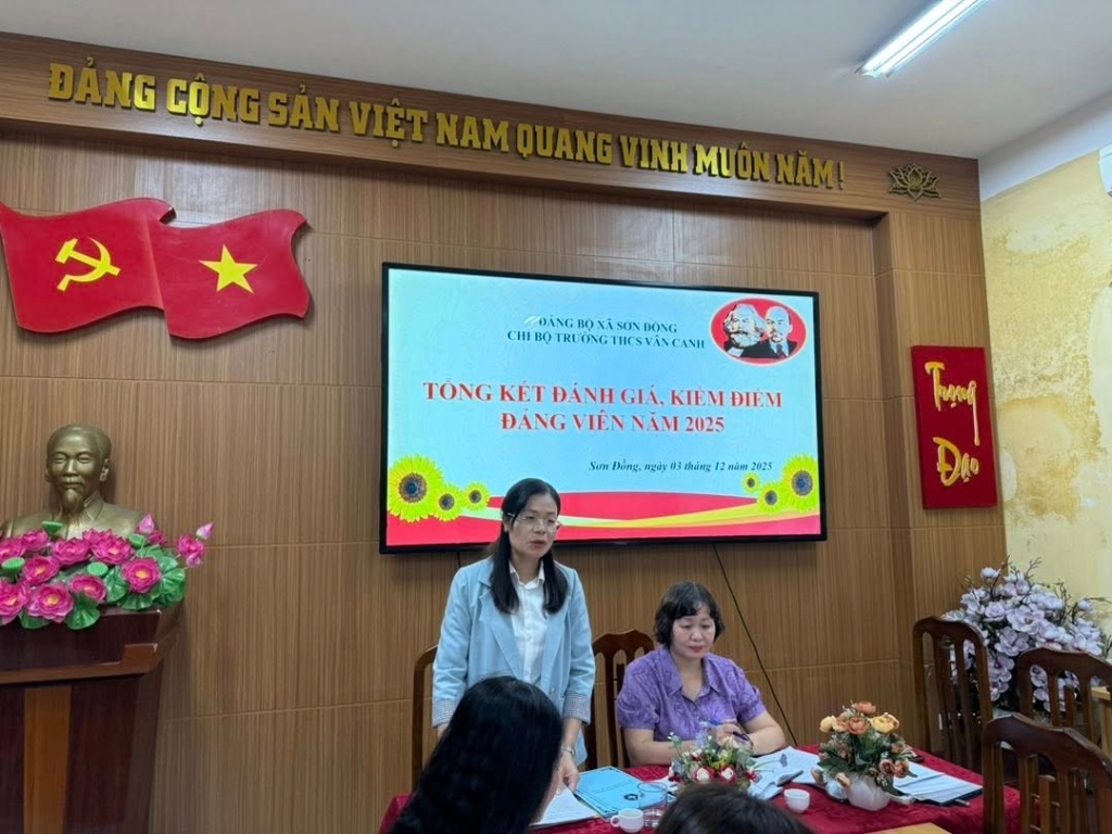 Hội nghị tổng kết đánh giá, kiểm điểm đảng viên năm 2025