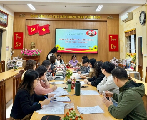 Hội nghị tổng kết đánh giá, kiểm điểm đảng viên năm 2025