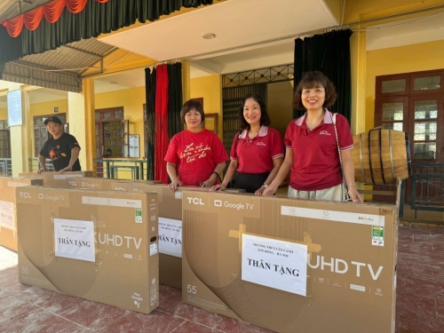 Chung tay cùng học sinh vùng lũ – lan tỏa yêu thương từ trường THCS Vân Canh