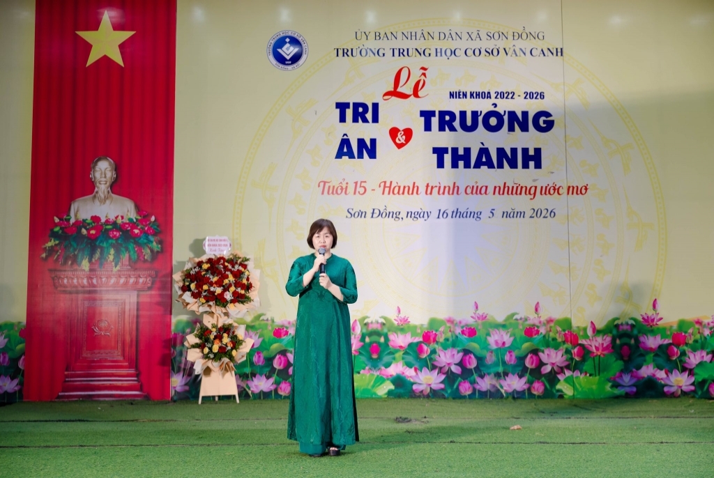 Tri ân thầy cô và trưởng thành của học sinh khối 9 (niên khóa 2022 - 2026)
