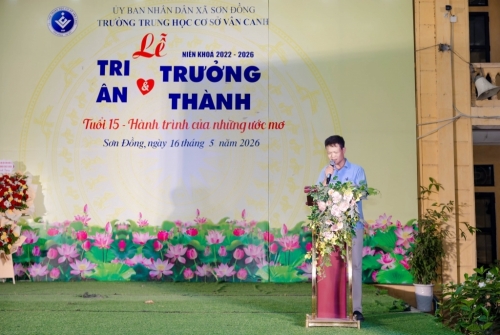 Tri ân thầy cô và trưởng thành của học sinh khối 9 (niên khóa 2022 - 2026)
