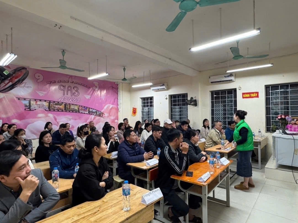 Hội nghị cha mẹ học sinh sơ kết học kì 1 năm học 2025–2026