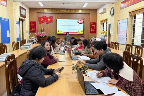 Sinh hoạt chi bộ tháng 01/2026