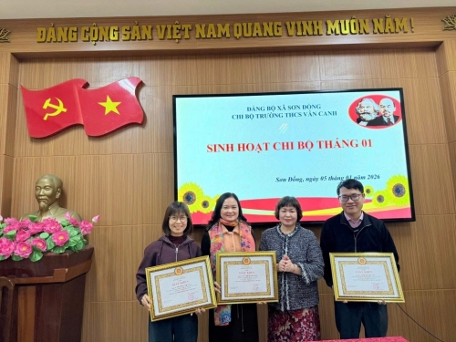 Sinh hoạt chi bộ tháng 01/2026