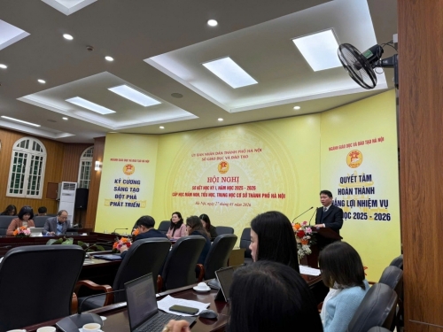 Hội nghị sơ kết học kì 1 năm học 2025–2026 ngành giáo dục và đào tạo Hà Nội