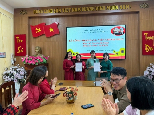 Lễ công nhận Đảng viên chính thức