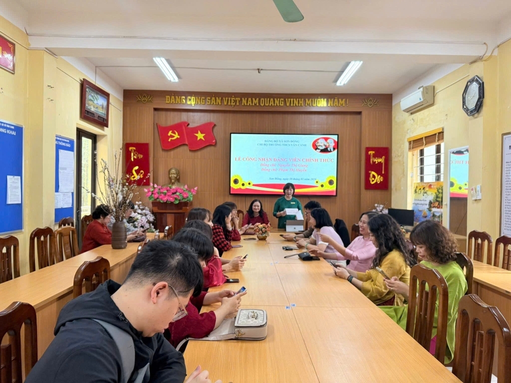 Lễ công nhận Đảng viên chính thức