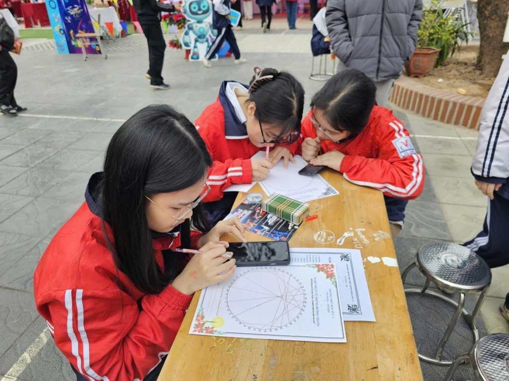 Tham gia ngày hội STEM trường THPT Hoài Đức A