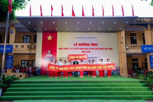 Lễ hưởng ứng “Ngày Pháp luật nước Cộng hoà xã hội chủ nghĩa Việt Nam” năm 2025