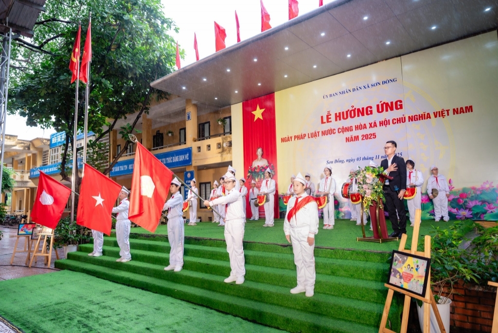 Lễ hưởng ứng “Ngày Pháp luật nước Cộng hoà xã hội chủ nghĩa Việt Nam” năm 2025