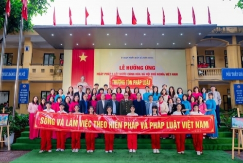 Lễ hưởng ứng “Ngày Pháp luật nước Cộng hoà xã hội chủ nghĩa Việt Nam” năm 2025