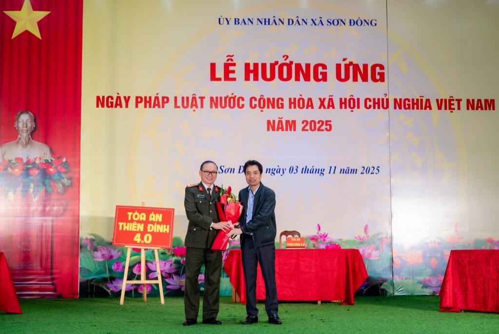 Lễ hưởng ứng “Ngày Pháp luật nước Cộng hoà xã hội chủ nghĩa Việt Nam” năm 2025