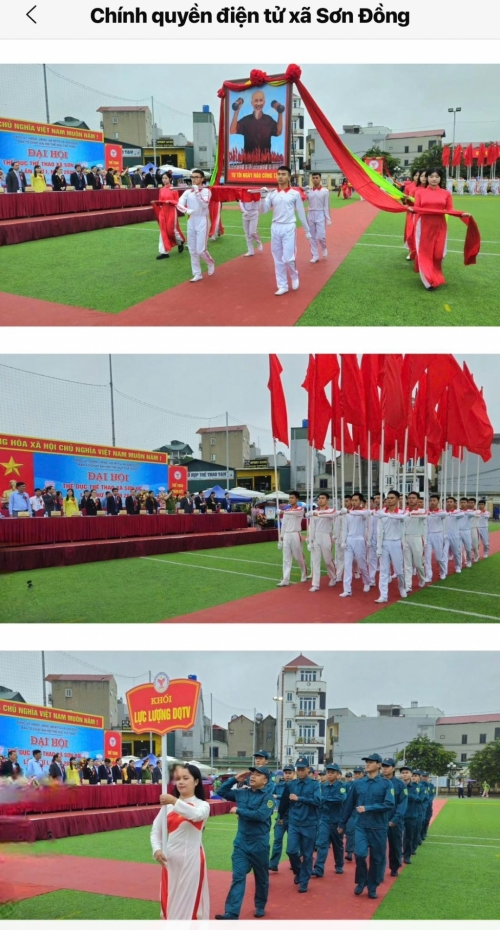 Đại hội thể dục thể thao xã Sơn Đồng lần thứ nhất năm 2025.