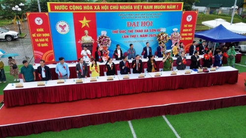 Đại hội thể dục thể thao xã Sơn Đồng lần thứ nhất năm 2025.