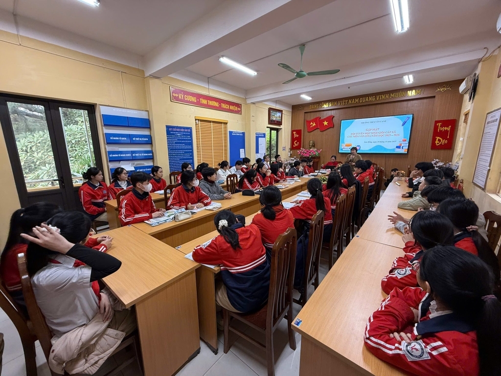 Gặp mặt đội tuyển học sinh giỏi cấp xã các môn văn hoá năm học 2025–2026