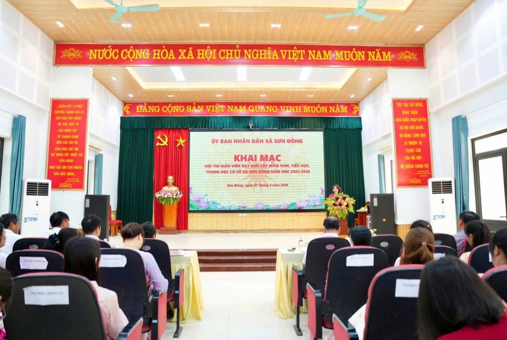 🌻 Khai mạc hội thi giáo viên dạy giỏi xã Sơn Đồng năm học 2025 - 2026 🌻