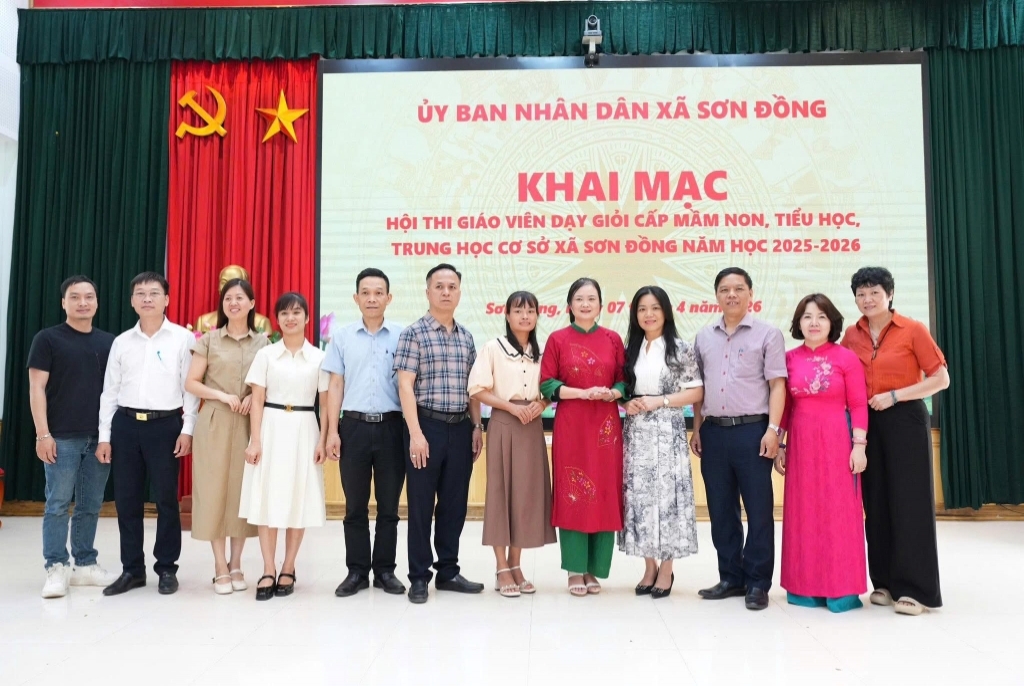 🌻 Khai mạc hội thi giáo viên dạy giỏi xã Sơn Đồng năm học 2025 - 2026 🌻