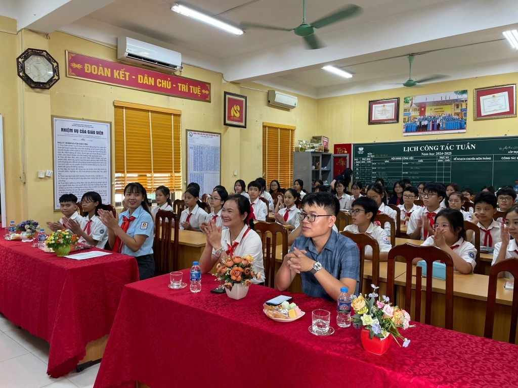 Đại hội liên đội trường thcs vân canh nhiệm kì năm học 2025 – 2026