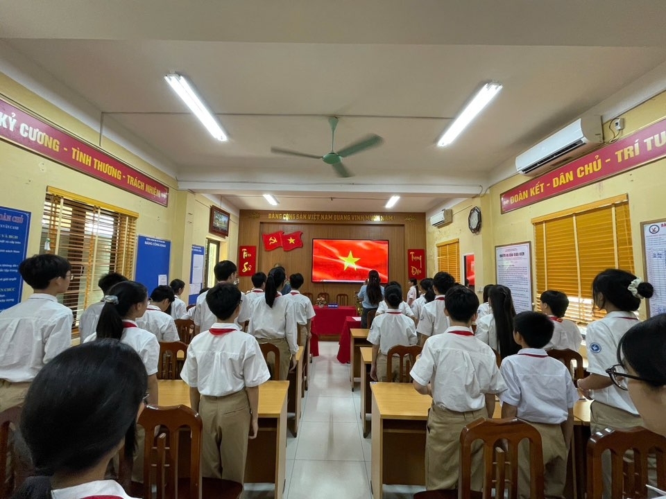 Đại hội liên đội trường thcs vân canh nhiệm kì năm học 2025 – 2026