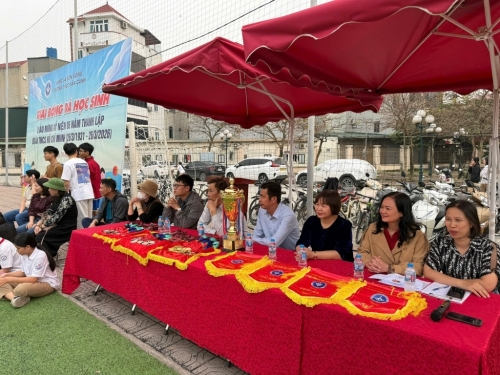 Giải bóng đá học sinh – năm học 2025 – 2026