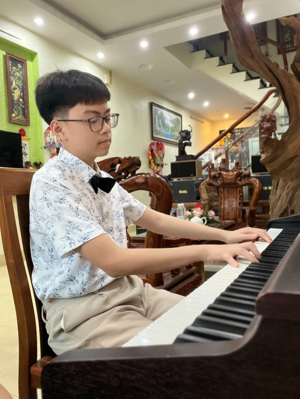 Chúc mừng em Vũ Xuân Phúc – lớp 7a1 xuất sắc giành giải nhất tại liên hoan tài năng nhạc cụ