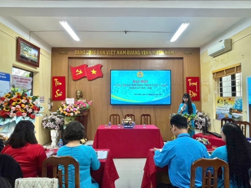 Đại Hội Công Đoàn Trường THCS Vân Canh nhiệm kỳ 2025–2030