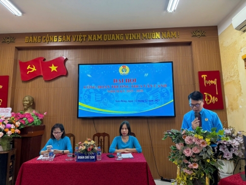 Đại Hội Công Đoàn Trường THCS Vân Canh nhiệm kỳ 2025–2030