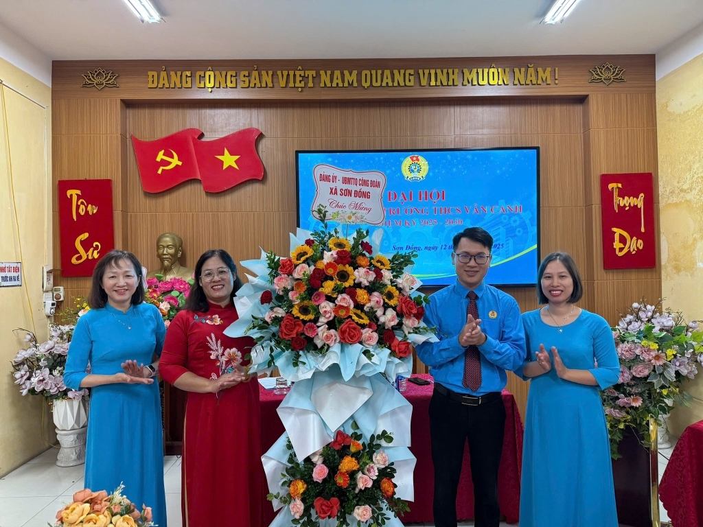 Đại Hội Công Đoàn Trường THCS Vân Canh nhiệm kỳ 2025–2030