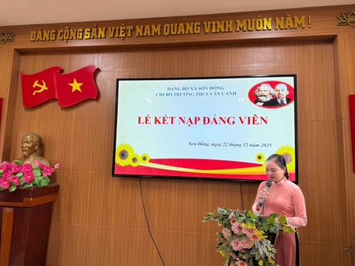 Lễ kết nạp đảng viên 2025