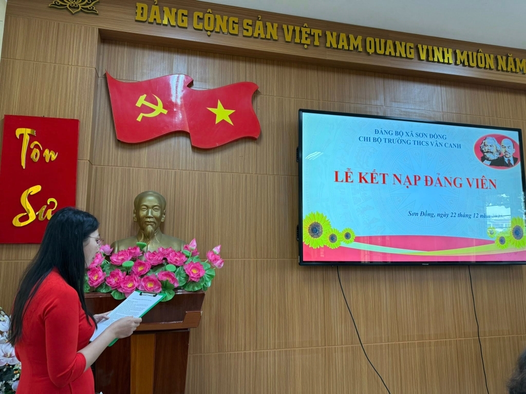 Lễ kết nạp đảng viên 2025