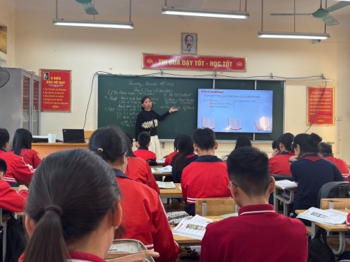 Hưởng ứng phong trào thi đua “dạy tốt – học tốt”